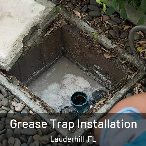  Grease Trap Installation Lauderhill, FL