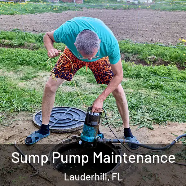  Sump Pump Maintenance Lauderhill, FL